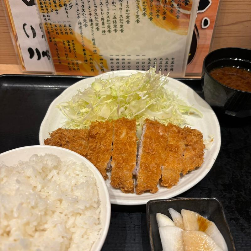 ロースかつ定食(とんかつまるや 日本橋店)