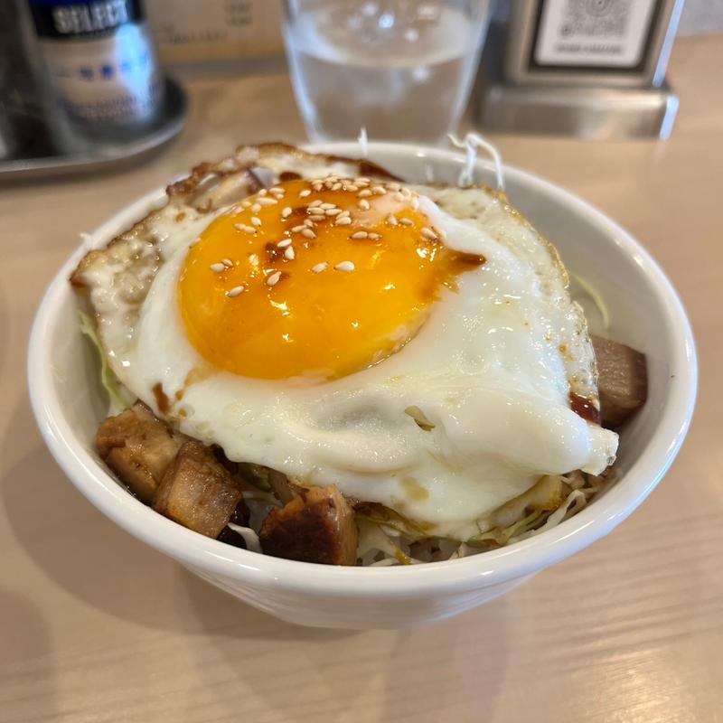 トロたまチャーシューご飯(京都金閣寺 らーめんなか澤)