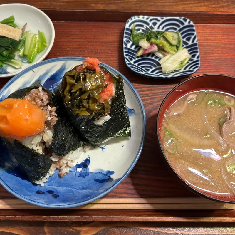 おにぎりランチ(伊達な食堂 きょーしろー)
