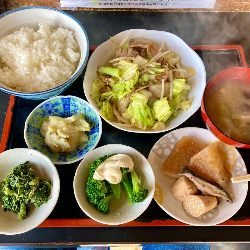 野菜炒め定食(なのはな食堂 )