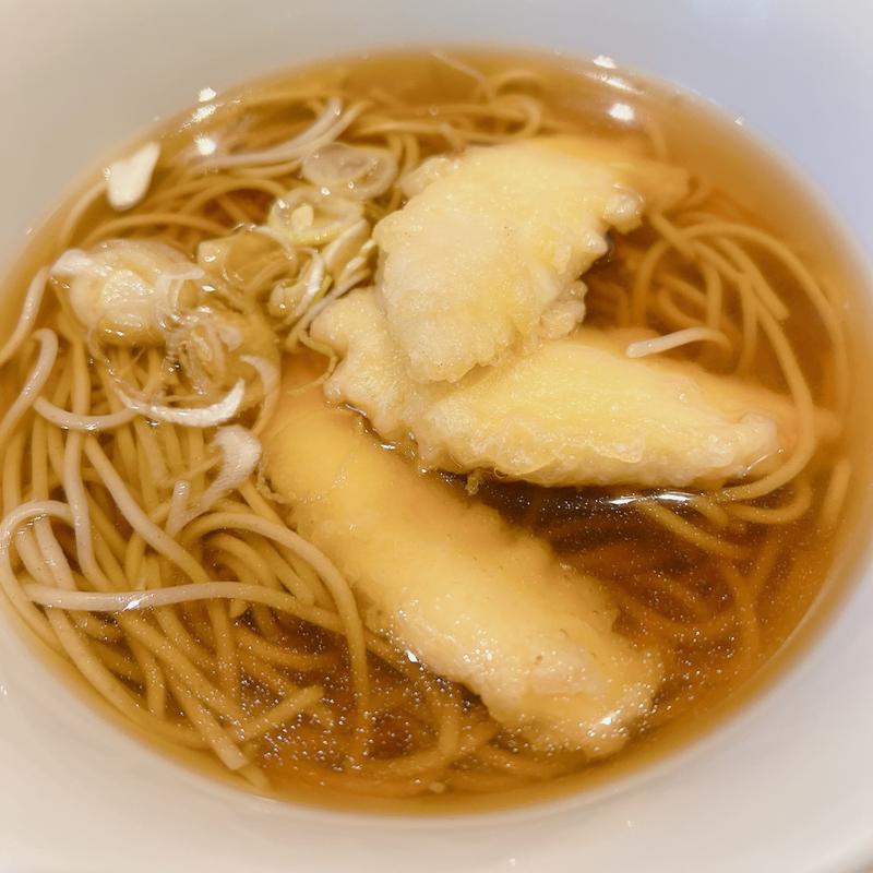 とり天そば(蕎麦いまゐ 南青山店)