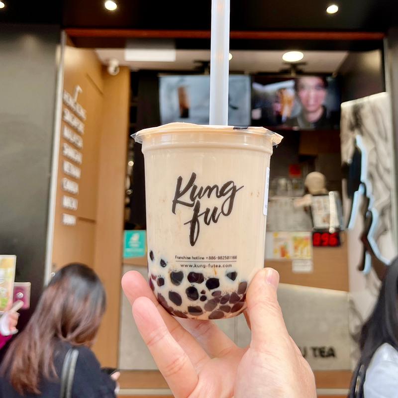 黒糖タピオカミルクティー(手作功夫茶)