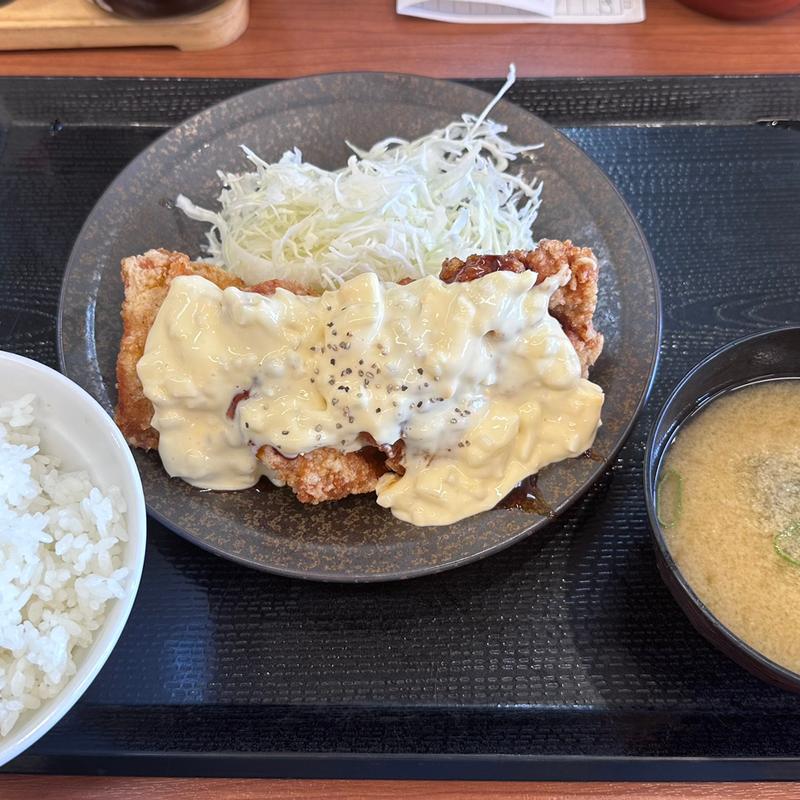 チキン南蛮定食(からやま 船橋市場通り店)
