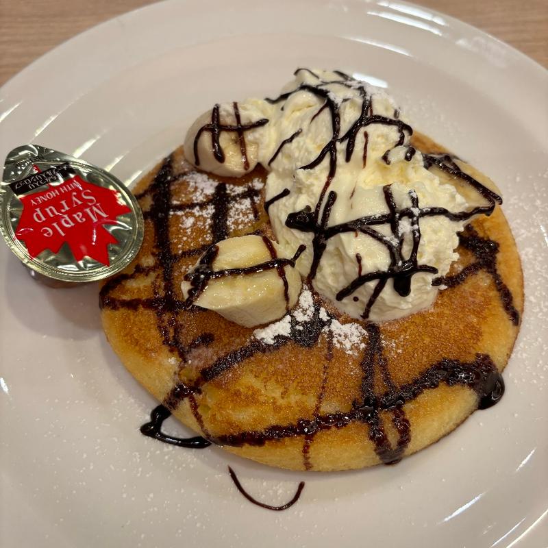 チョコバナナとマスカルポーネのパンケーキ(ガスト 沼田インター店 )