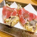 茄子プロシュート(天ぷらと寿司 こじま 広島店)