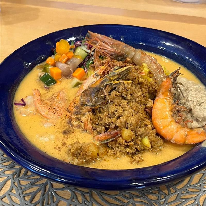 バカ海老(スパイスカレー旬香唐 総持寺店)