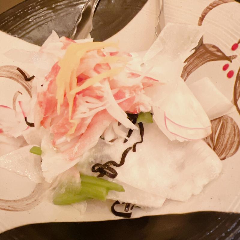 かぶとずわい蟹のサラダ(がいがい)