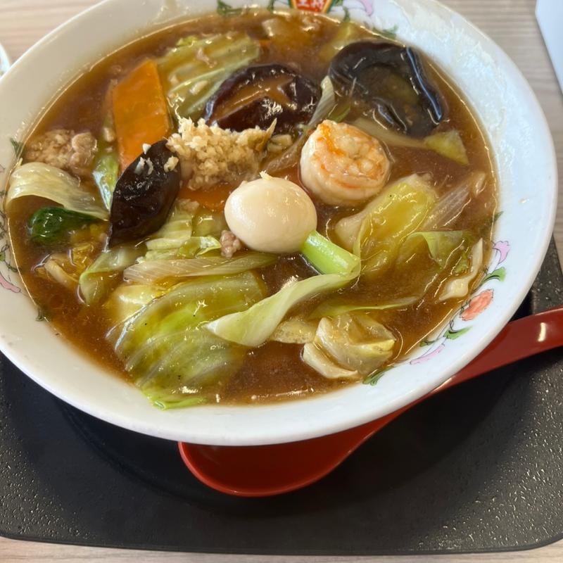 五目あんかけラーメン(餃子の王将 春日店)