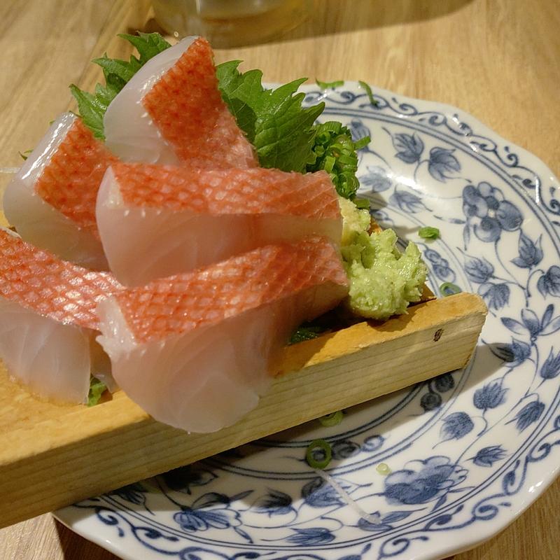 金目鯛刺し身(熱海おさかな・大食堂)