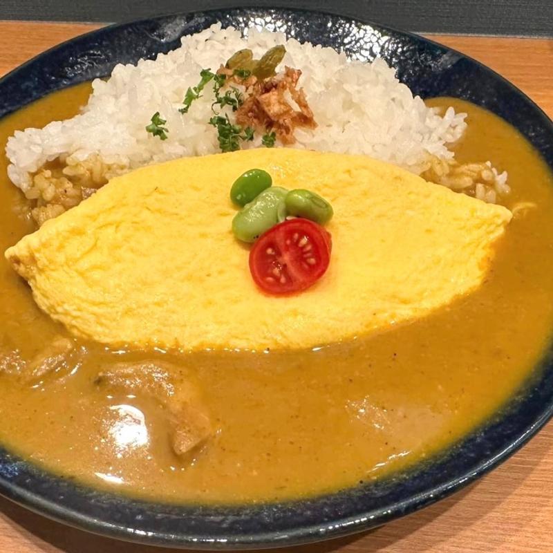 オムレツカレー(カレー食堂)