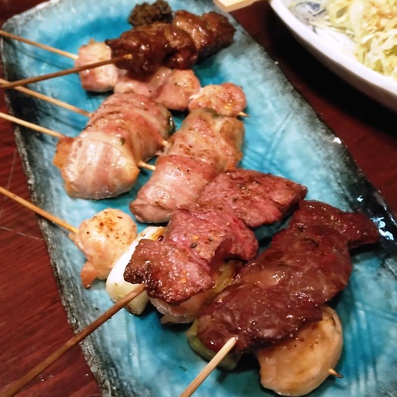 炙り串 盛り合わせ 六本(古々がみそ 一番町店 )