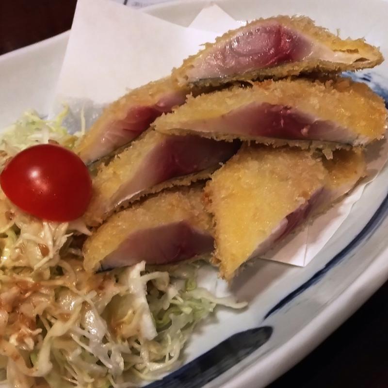 鯵のレアフライ(古々がみそ 一番町店 )