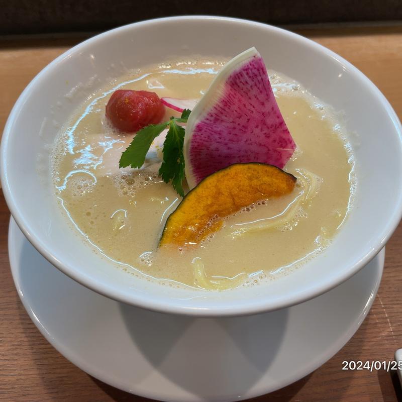 鶏白湯soba(銀座 篝(かがり)鎌倉店)