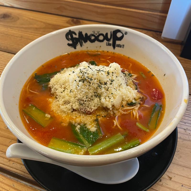 トマトラーメン　チーズ(The $nooup®︎ 春日店)