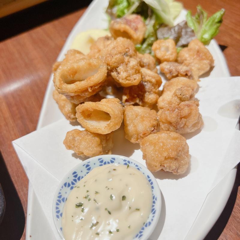 ヤリイカ唐揚げ(ちゃんこ玉海力 赤坂店)