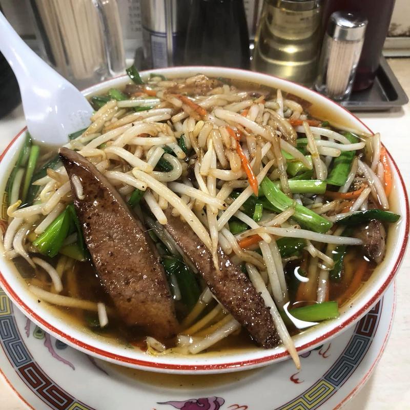 ニラレバそば(宝華)