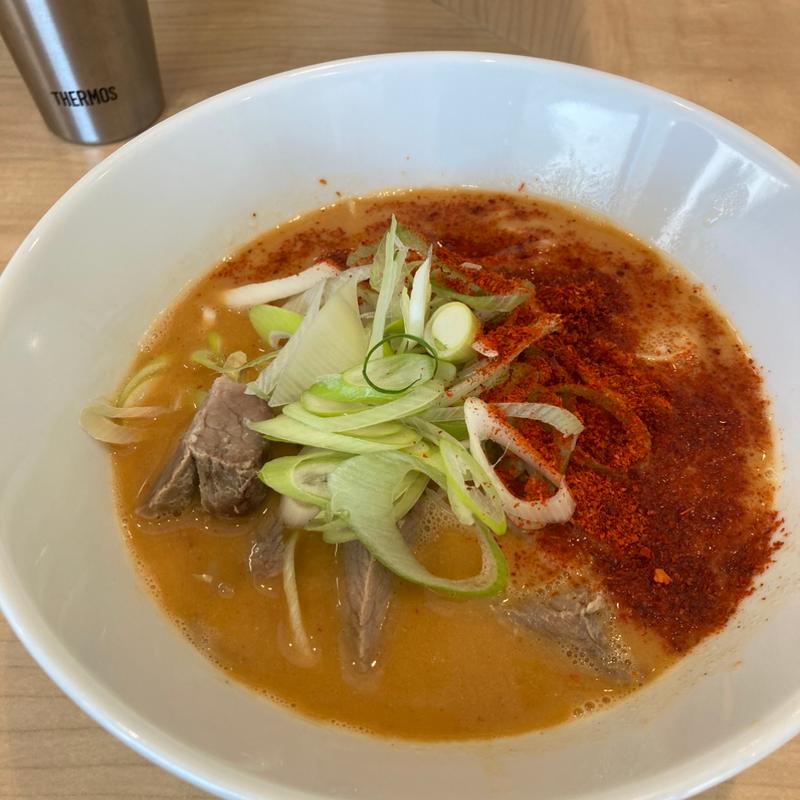 旨辛鶏そば(七色の落書き)