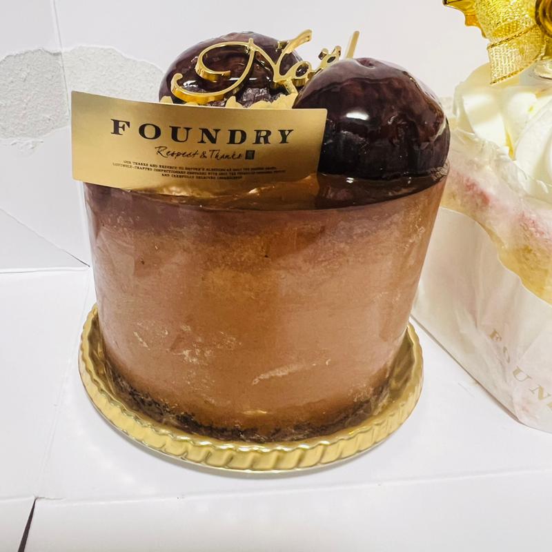 栗と有機カカオのチョコレートムース(FOUNDRY 阪急うめだ本店)