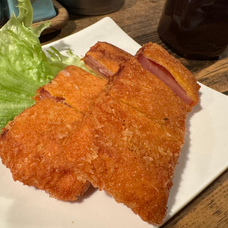 ハムカツチーズ(やきとり呆屋)