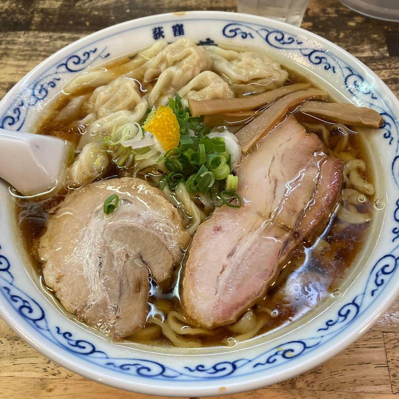 熟成肉ワンタンメン(ラーメン 二葉 上荻店)