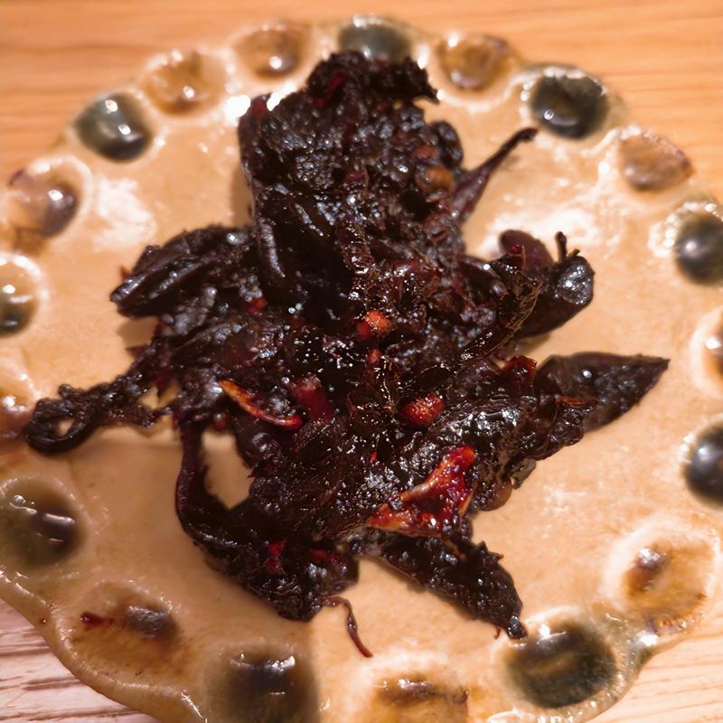 うなぎの肝の山椒煮(鰻 炭焼 ひつまぶし 美濃金 神田本店)