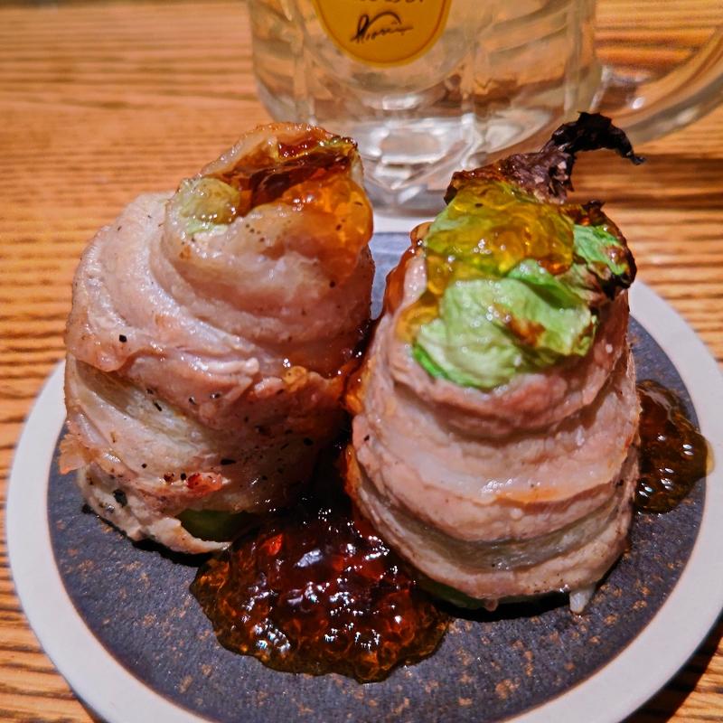 豚巻き レタス(串焼き こはる)