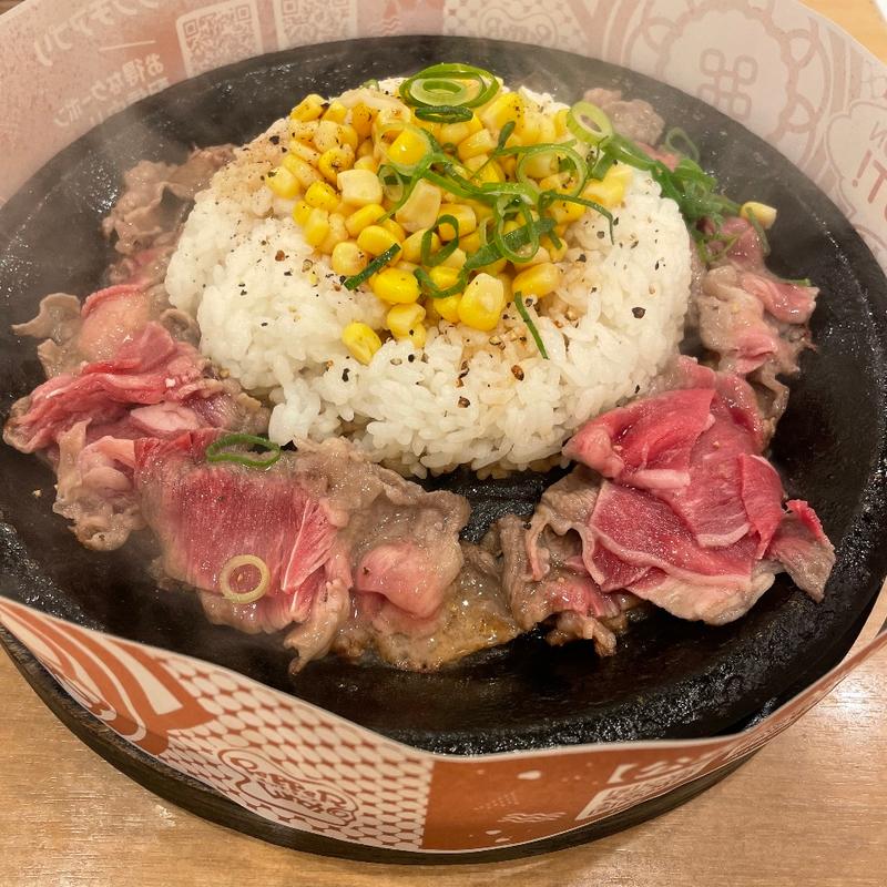 お肉たっぷりビーフペッパーランチ(ペッパーランチ 南海難波店)