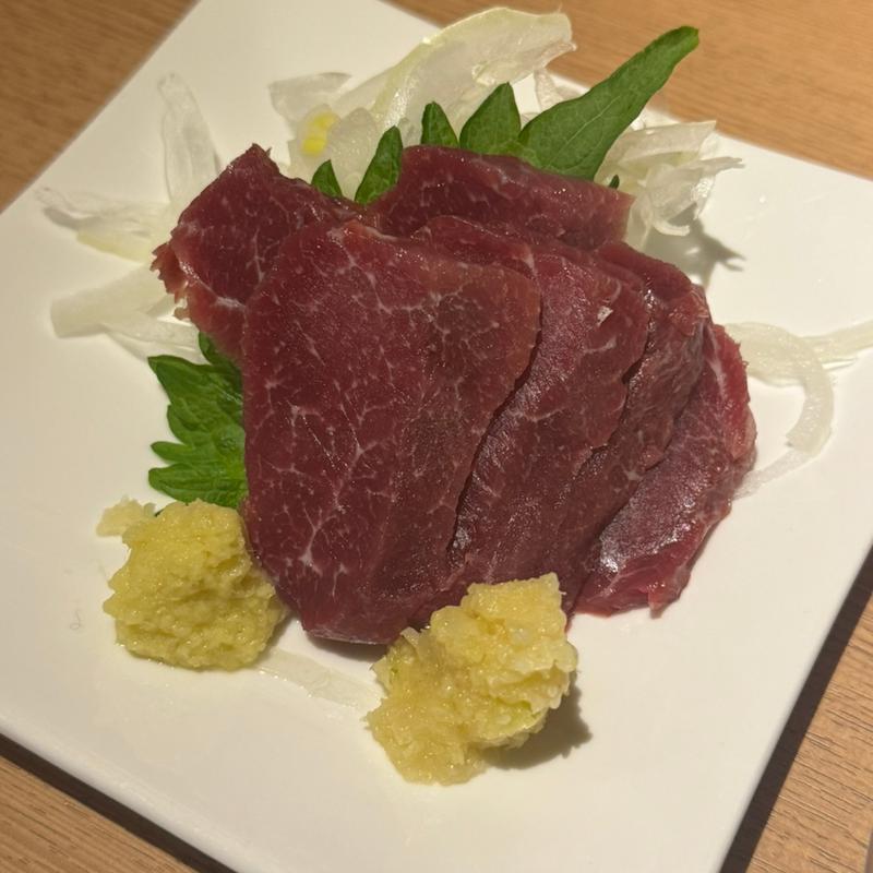 馬刺し(日本酒居酒屋 嵐山 大塚店)