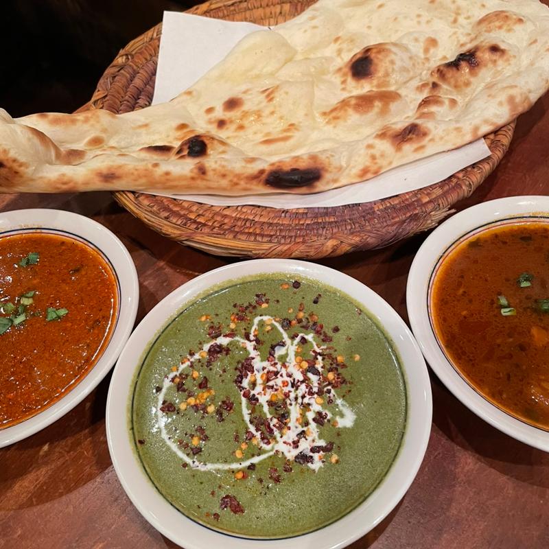 3種のカレーランチ(Punjabi Dhaba パンジャビ ダバ)