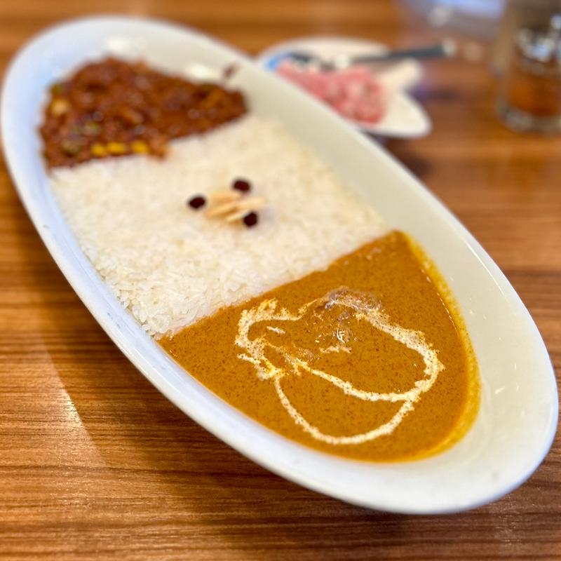 バターチキンカレー ＆ キーマカレー(CURRY UP -HARAJUKU-)