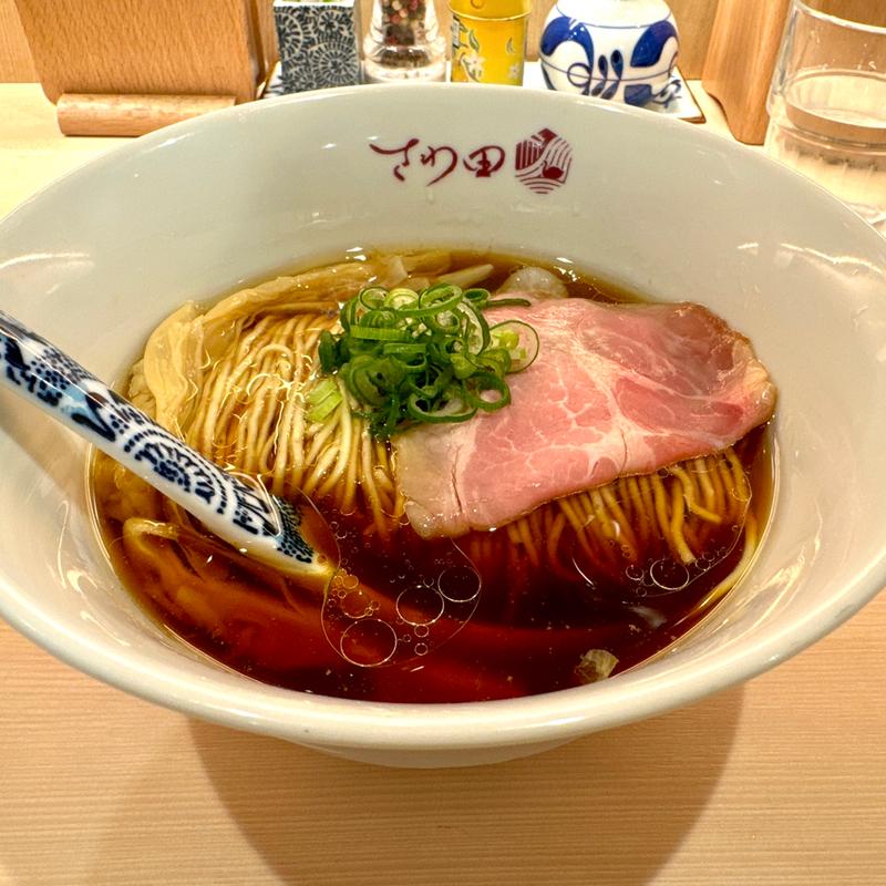 鴨だし中華そば(鴨そば さわ田)