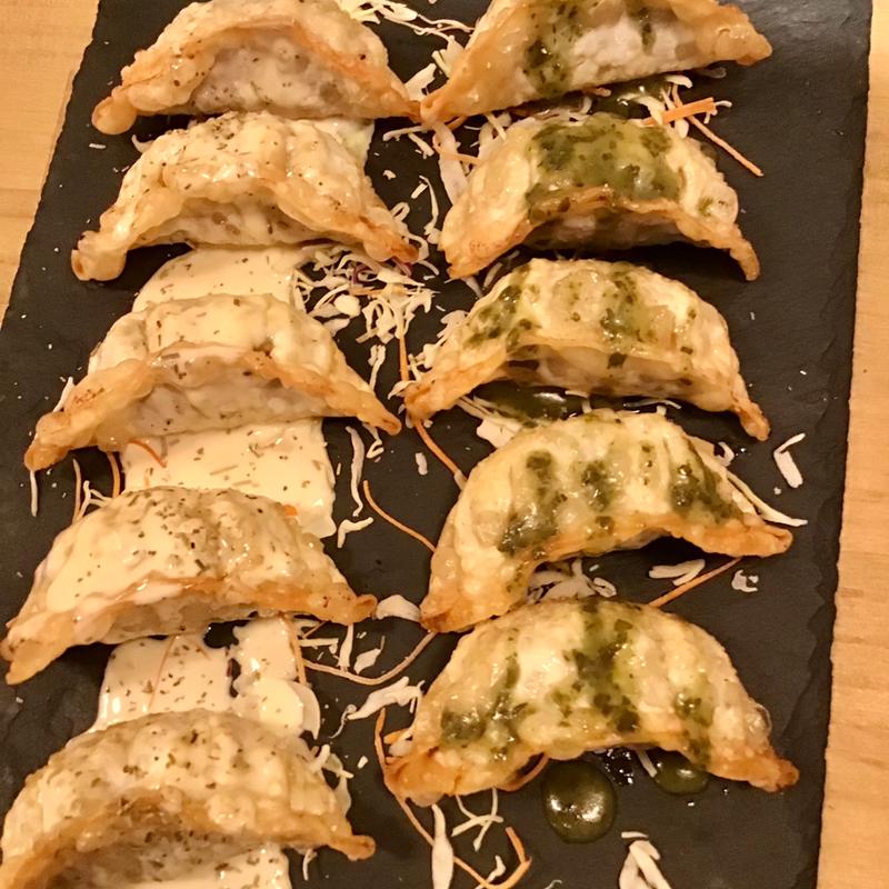 Gyoza BajiruSauce BlueCheese(今里クラフト カフェ)