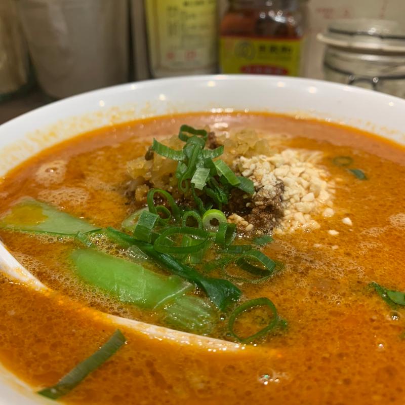 汁あり担々麺(六坊担担面)