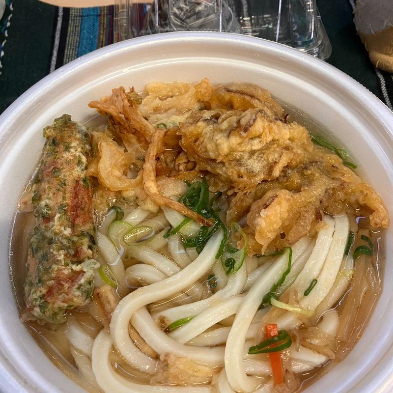 舞茸天ちくわ天ぶっかけ(丸亀製麺上尾)