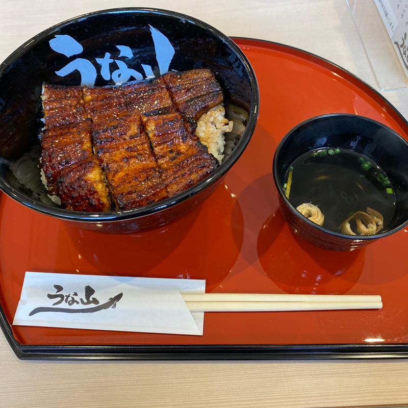 うな丼 上 (四分の三)(うな山 蟹江店)