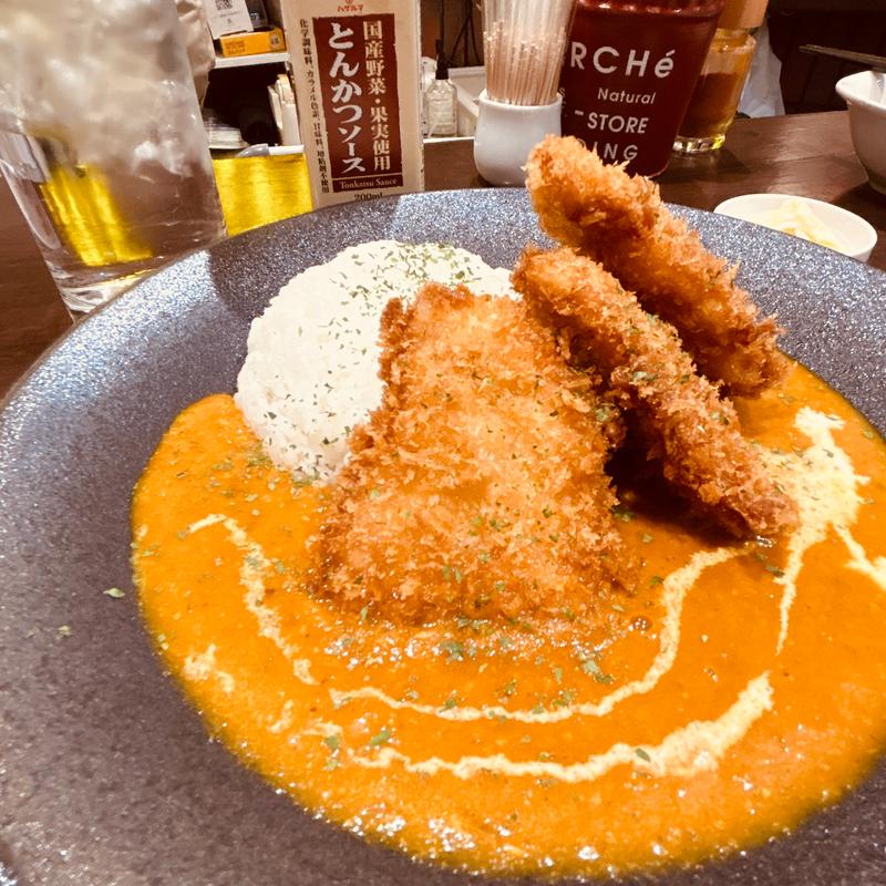 手仕込みヘレカツかりー(ワイン酒場 すぱいす・かりー Shioya)