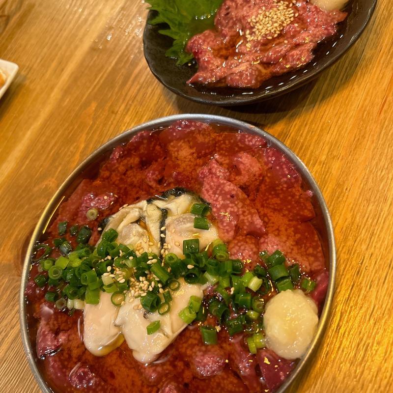 牡蠣とレバー(キツネイロ)