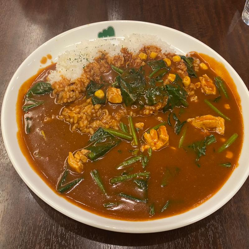 ほうれん草チキンカレー　げき(マウンテンカレー)