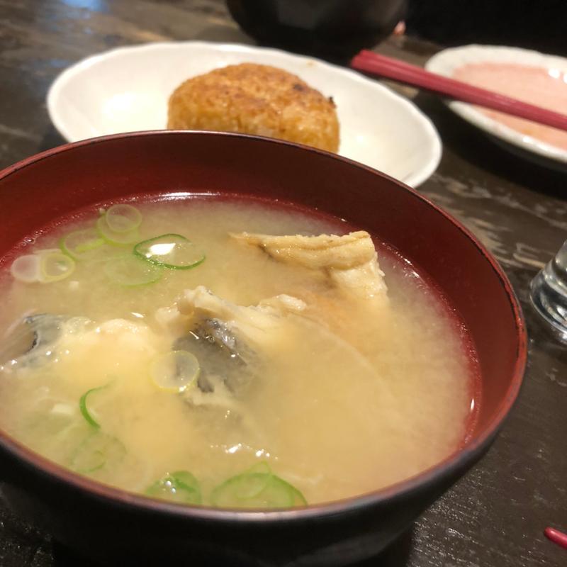 あら汁(やきとん魚友 赤羽店)