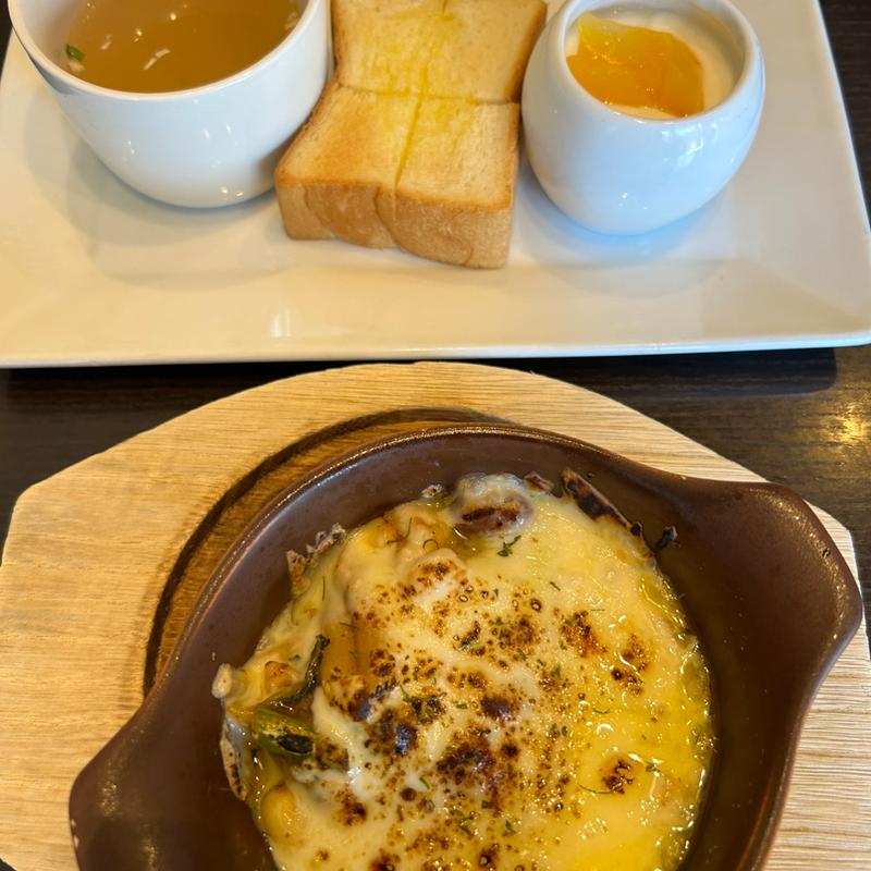 本日のグラタンランチ(えびす珈琲)