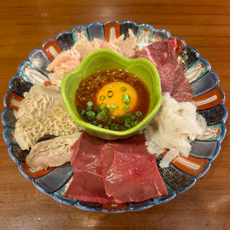 ホルモン刺し盛り（1日限定5食‼️）(肉の頂 川崎店)