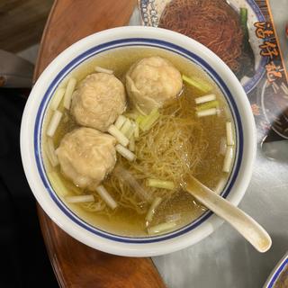 鮮蝦雲呑單拼湯麺 Shrimp Wan Ton Single Choise Noodles in Soup(沾仔記(Tsim Chai Kee Noodle))