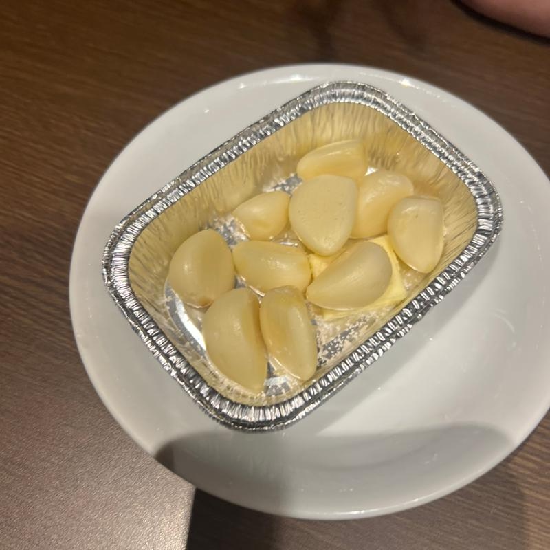 にんにくホイル焼き(焼肉ダイニング ワンカルビ 三木店)