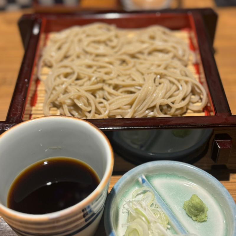ざる蕎麦(田町 そばまえ bymoto)