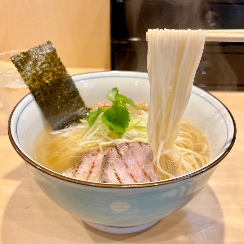 軍鶏そば(塩)(麺庭つむぎ)