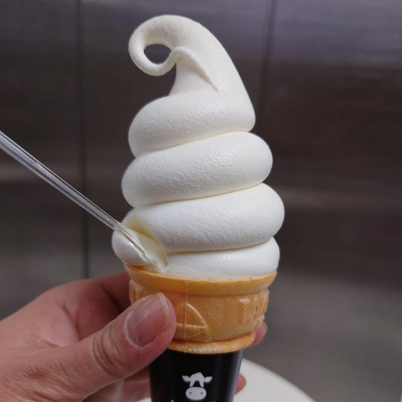 有機ミルクのモコモコソフト(宇野牧場)