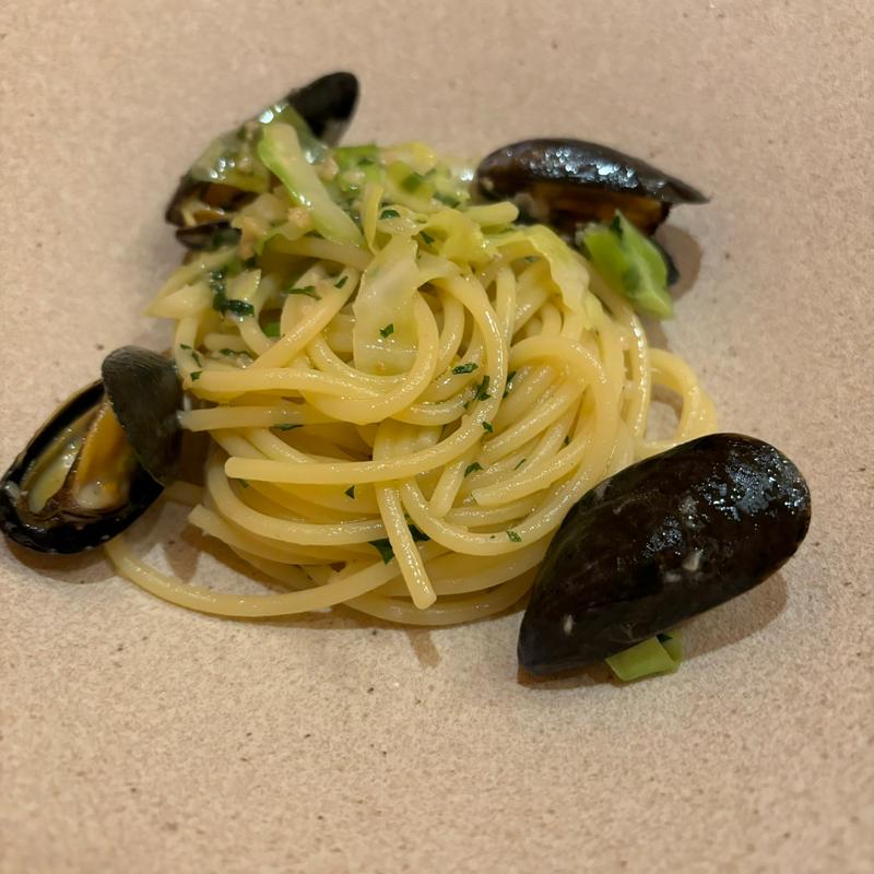 モン・サン・ミシェルのムール貝パスタ(TRATTORIA FILARE トラットリア フィラーレ)