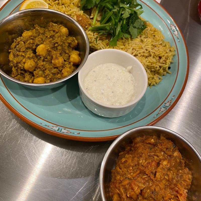 ビリヤニプレート(カレーアパート ニュートキワ(咖喱公寓 新常盤))