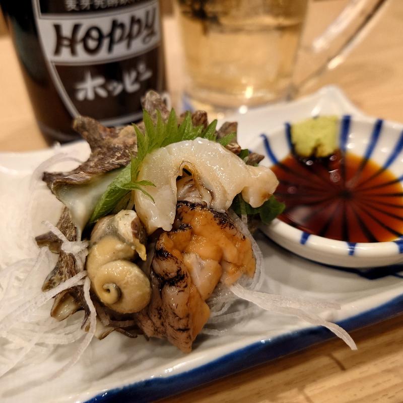 サザエ刺身(晩杯屋 門前仲町店 )