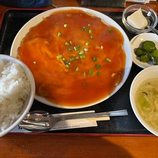 カニ玉定食(栄楽飯店)